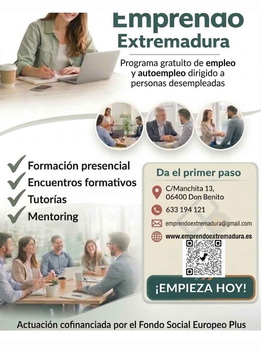 Emprendo Extremadura, el impulso que necesitas para tu futuro profesional